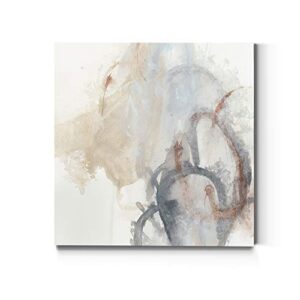 Renditions Gallery Square Canvas Wall Art: Neutral Geometric, Bright Fractal Floral, Modern Multicolor Nature & Animal Abstract Wall Art for Home & Office Supposition I – Ready to Hang (32×32)
