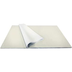Jillson Roberts Bulk 480-Sheet Count 20″ x 30″ Recycled Tissue Paper Available in 30 Colors, Ivory
