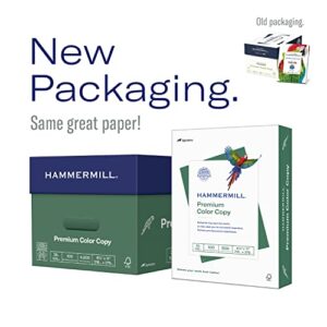 Hammermill Printer Paper, Premium Color 28 lb Copy Paper, 8.5 x 11-8 Ream (4,000 Sheets) – 100 Bright, Made in the USA, 102467C