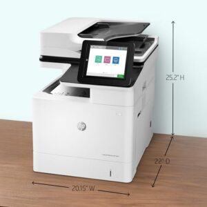 HP LaserJet Enterprise MFP M635h Monochrome All-in-One Printer with built-in Ethernet & 2-sided printing (7PS97A), White