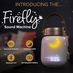La Crosse Technology 617-4817-INT Firefly Sound Machine with Alarm Clock and Bluetooth Speaker
