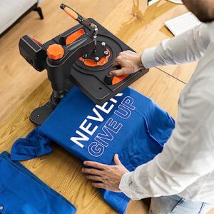 KIMORE Heat Press Machine 6 in 1 Combo 12×15 Inch 360°Swing Away Digital T Shirt Pressing Machine, 800W Heat Printing Machine for T-Shirt Mug Hats Plate Cap Mouse Pad