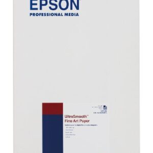 Epson UltraSmooth Fine Art Paper, 13 x 19 Inch, 25 sheets (S041896) , White