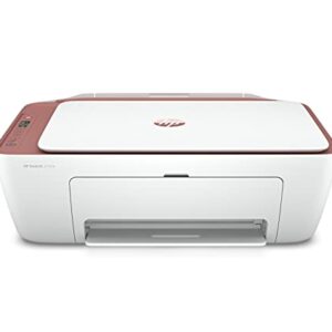 HP DeskJet 2752e Wireless All-in-One Instant Ink Ready Color Inkjet Printer, Black – Print Scan Copy – WiFi, Bluetooth, USB Connectivity, Icon LCD Display, 1200 x 1200 dpi, Cbmou External Webcam