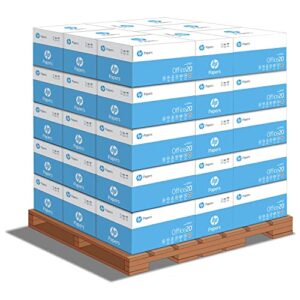 HP Printer Paper | 8.5 x 11 Paper | Office 20 lb | 1 Pallet – 40 Cartons – 200,000 Sheets | 92 Bright | Made in USA – FSC Certified | 112101P