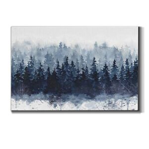 Home Decor Landscape Canvas Wall Art Abstract Floral Painting Modern Pictures Artwork Decoration for Living Room Kitchen Bathroom Office, Ready to Hang, 32×48