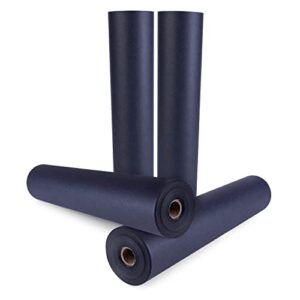 IDL Packaging 18″ x 250 feet (3000 inches) Black Kraft Paper Roll, 30 lbs (Pack of 4) – For Art, DIY, Packing, Wrapping, Crafts, Moving, Shipping – 100% Recyclable Natural Kraft Paper