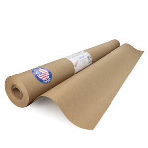 IDL Packaging 36″ x 2160″ (180 feet) – Brown Kraft Paper Roll (Pack of 2) – 30lb Thickness – Quality Paper for Packing, Moving, Shipping, Crafts – 100% Recyclable Natural Kraft Wrapping Paper