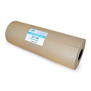 IDL Packaging Large Brown Kraft Paper Roll 24″ x 1200 feet (14400 inches) – Natural Unbleached, Uncoated Kraft Paper – Perfect Packaging Wrapping Kraft Paper – Old-Fashioned Gift Wrapping Paper