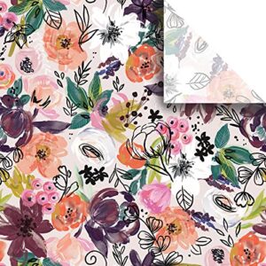 Jillson Roberts Bulk 240 Sheet-Count 20″ x 30″ Premium Printed Tissue Paper, Twig & Twine