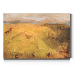 Landscape Style Canvas Wall Art: Rustic Italian, Modern Countryside, Romantic Mediterranean, Neutral Oceans Sailing Ships, Lighthouses & Beach Abstract Art Ready to Hang – Springfield II 32X48