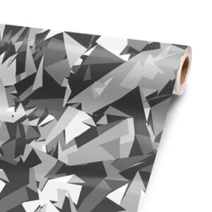 Mono Camo 96” x 52” Vinyl Wrap Sheet for Large or Custom Items | 3M wrap DIY to Custom Skin Gear of All Types and Sizes, Including Vehicles, Boats, appliances, Furniture, ATV’s, Golf carts, Bikes
