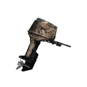 Mossy Oak Graphics 10005-40-DB Duck Blind Camo Boat Motor Wrap Kit – Easy to Install Vinyl Wrap with Matte Finish – 40 HP Or Less Kit