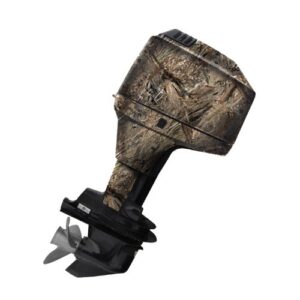 Mossy Oak Graphics 10005-90-DB Duck Blind Camo Boat Motor Wrap Kit – Easy to Install Vinyl Wrap with Matte Finish – 90 HP Or Less Kit