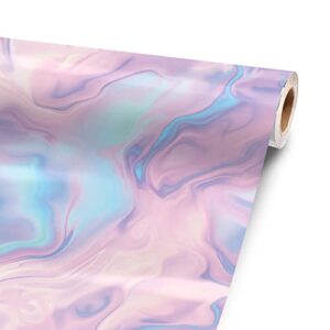 Pastel Wave 120” x 52” Vinyl Wrap Sheet for Large or Custom Items | 3M wrap DIY to Custom Skin Gear of All Types and Sizes, Including Vehicles, Boats, appliances, Furniture, ATV’s, Golf carts, Bikes