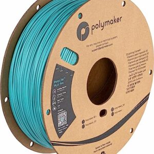 Polymaker PLA PRO Filament 1.75mm Teal, Powerful PLA Filament 1.75mm 3D Printer Filament 1kg – PolyLite 1.75 PLA Filament PRO Tough & High Rigidity 3D Printing PLA Filament Turquoise