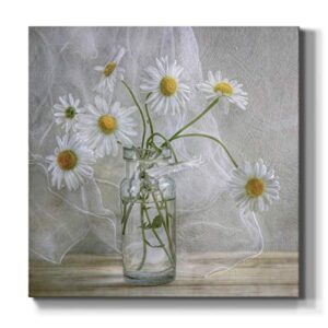 Renditions Gallery Daisies Wall Art, Premium Gallery Wrapped Canvas Decor, Ready to Hang, 32 in H x 32 in W, Made in America Print
