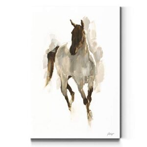 Renditions Gallery Portrait Style Canvas Wall Art: Animals, Dogs, Birds, Fish, Horses, Elk, Deer, Rustic & Modern Abstract for Home & Office, Ready to Hang – Rustic Horse I 24X36
