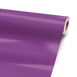 Solid Purple 96” x 52” Vinyl Wrap Sheet for Large or Custom Items | 3M wrap DIY to Custom Skin Gear of All Types and Sizes, Including Vehicles, Boats, appliances, Furniture, ATV’s, Golf carts, Bikes