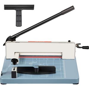 VEVOR Industrial Paper Cutter A4 Heavy Duty Cutter 12 Inch, 400 Sheets Paper Guillotine with Clear Cutting Guide Grids for Offices, Schools, Businesses and Printing Shops