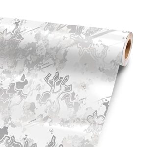 Viper Snow 96” x 52” Vinyl Wrap Sheet for Large or Custom Items | 3M wrap DIY to Custom Skin Gear of All Types and Sizes, Including Vehicles, Boats, appliances, Furniture, ATV’s, Golf carts, Bikes
