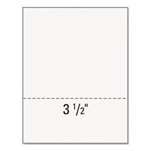 PrintWorks Professional 3 1/2″ Perforated Paper, 500 Sheets, 20 lb, 8.5-x-11-inch, White (04128)