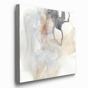 Renditions Gallery Square Canvas Wall Art: Neutral Geometric, Bright Fractal Floral, Modern Multicolor Nature & Animal Abstract Wall Art for Home & Office Supposition III – Ready to Hang (32×32)