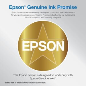 Epson Workforce Pro WF-7840 Wireless All-in-One Wide-Format Printer with Auto 2-Sided Print up to 13″ x 19″, Copy, Scan and Fax, 50-Page ADF, 500-sheet Paper Capacity, 4.3″ Screen,Black