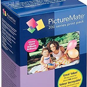 EPSON T584 Glossy Photo Paper & Ink Combo Pack with T5845-M Matte Photo Paper & Ink for PictureMate Printers