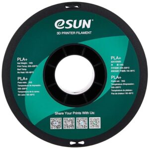eSUN PLAPlus Filament, Cool White, 1.55 kg