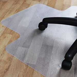 Floortex® Valuemat® Vinyl Lipped Chair Mat for Hard Floor – 47″ x 35″