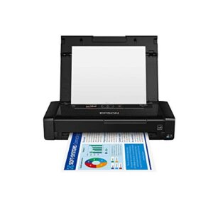 Epson Workforce WF-110 Wireless Color Mobile Printer, Black, Small