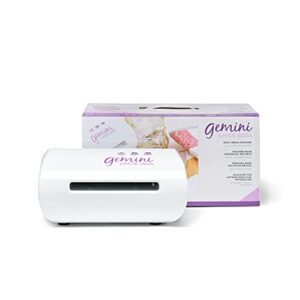 Gemini Twin-Function Cutter & Embosser Crafter’s Companion Gemini Junior Jnr Portable Die Cutting and Embossing Machine, White