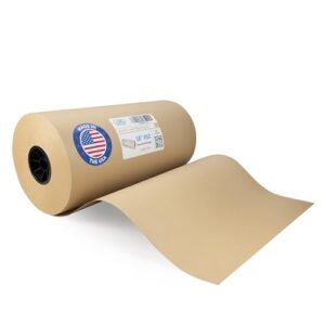 IDL Packaging 18″ x 8640″ (720 feet) – Brown Kraft Paper Roll for Heavy Duty – 50lb Thickness – Paper for Packing, Moving, Shipping, Crafts – 100% Recyclable Natural Kraft Wrapping Paper