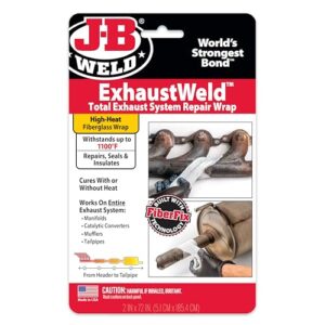 J-B Weld ExhaustWeld 2″ x 72″ Repair Wrap, White