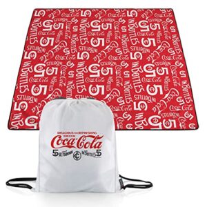 PICNIC TIME 819-01-001-916-0 Impresa Picnic, Lightweight Beach Blanket, Machine Washable 1, Coca-Cola 5 Cent in Bottle – Red