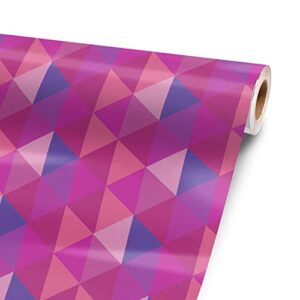 Pink Kaleidoscope 96” x 52” Vinyl Wrap Sheet for Large or Custom Items | 3M wrap DIY to Custom Gear of All Types and Sizes, Including Vehicles, Boats, appliances, Furniture, ATV’s, Golf carts, Bikes
