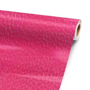 Pink Pleather 96” x 52” Vinyl Wrap Sheet for Large or Custom Items | 3M wrap DIY to Custom Skin Gear of All Types and Sizes, Including Vehicles, Boats, appliances, Furniture, ATV’s, Golf carts, Bikes