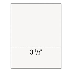 PrintWorks Professional 3 1/2″ Perforated Paper, 500 Sheets, 20 lb, 8.5-x-11-inch, White (04128)
