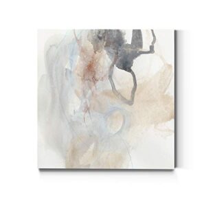Renditions Gallery Square Canvas Wall Art: Neutral Geometric, Bright Fractal Floral, Modern Multicolor Nature & Animal Abstract Wall Art for Home & Office Supposition III – Ready to Hang (32×32)
