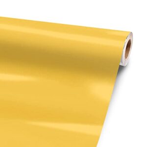Solid Marigold 96” x 52” Vinyl Wrap Sheet for large or custom items | 3M wrap DIY to custom skin gear of all types and sizes, including vehicles, boats, appliances, furniture, atv’s, golf carts, bikes