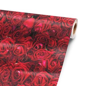 Too Many Roses 96” x 52” Vinyl Wrap Sheet for large or custom items | 3M wrap DIY to custom skin gear of all types and sizes, including vehicles, boats, appliances, furniture, atv’s, golf carts, bikes