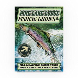 Trademark Fine Art ALI21534-C1419GG Pine Lake Lodge