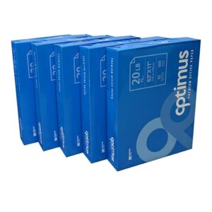 UBMOVE Multipurpose Copy Printer Paper, 8.5” x 11”, 20 lbs, (White, 2500 SHEETS/5 REAMS)