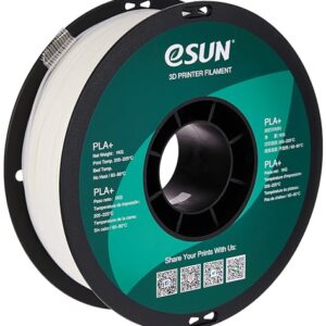 eSUN PLAPlus Filament, Cool White, 1.55 kg