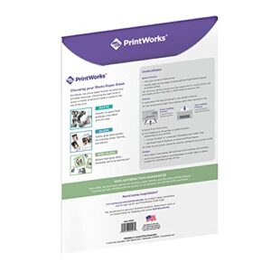 Printworks High Gloss Photo Paper for Inkjet Printers, 8.5 mil, 15 Sheets, 8.5” x 11” (00547) , White