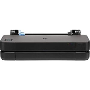 HP DesignJet T210 Large Format 24-inch Plotter Printer, with Modern Office Design (8AG32A), Black