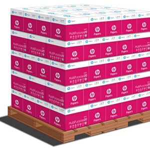 HP Papers | 8.5 x 11 Paper | MultiPurpose 20 lb | 1 Pallet – 80 Cartons (200,000 Sheets) | 96 Bright | Made in USA – FSC Certified | 115100P