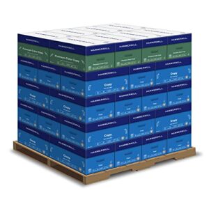 Hammermill Copy and Premium Paper Pallet, Copy Paper, 20lb, 92 Bright, 8.5×11, 32 Cases, W/ Premium Color Copy, 28lb, 100 Bright, 8 Cases, 8.5×11, 1 Pallet, 004300P