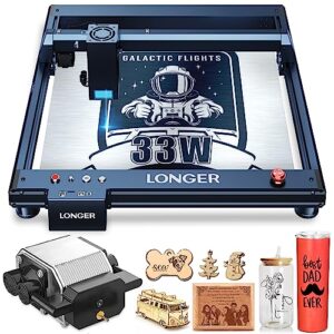 PrintCraft Laser Engraver Machine 36000mW Class 4 Laser Cutter Laser Engraving Machine for Wood and Metal DIY Laser Engraver and Cutter Machine Laser Cutter Wood Craft Paper, Acrylic, Leather